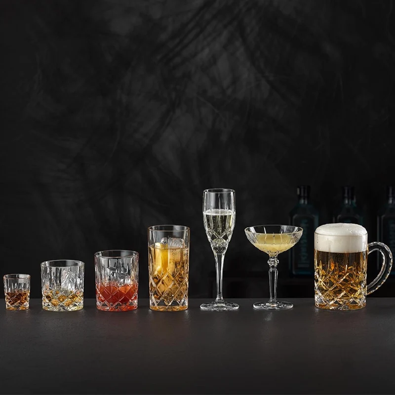 Nachtmann, 4-teiliges Schnapsgläser-Set, Stamper/Shotglas, Kristallglas, 55 ml, Noblesse