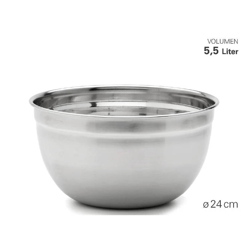 Weis Schüssel "High" aus Edelstahl Ø 25 cm