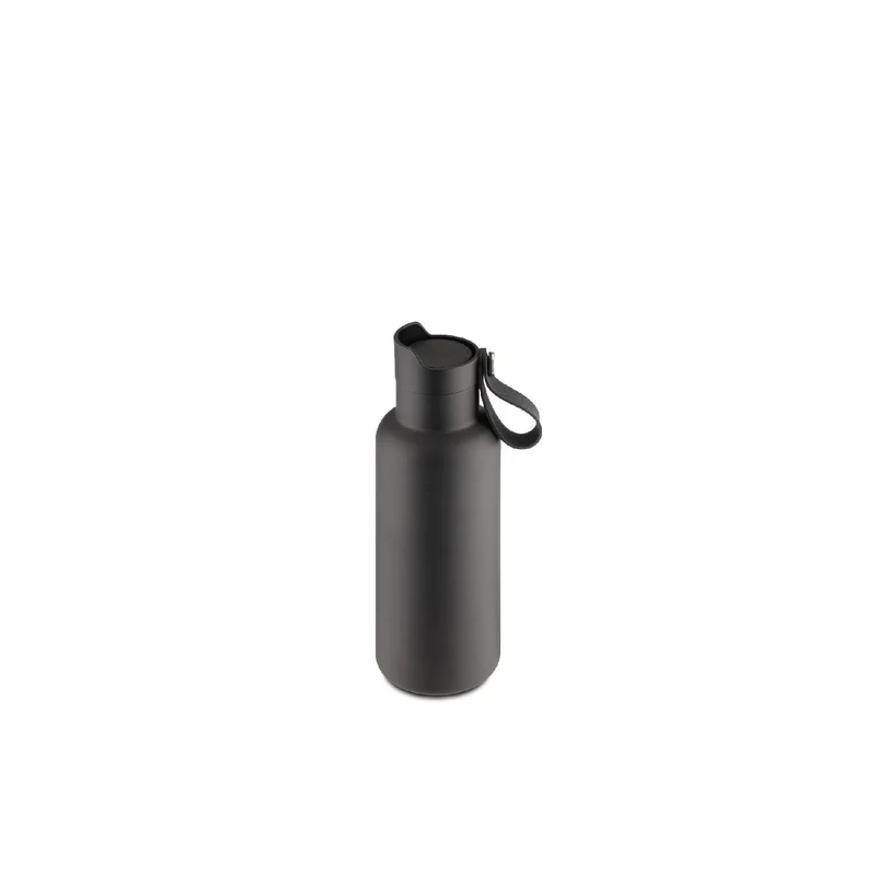 Weis Thermoflasche inkl. Deckel mit Trinkfunktion 0,5 L grau