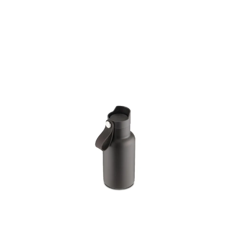 Weis Thermoflasche inkl. Deckel mit Trinkfunktion 0,35 L grau