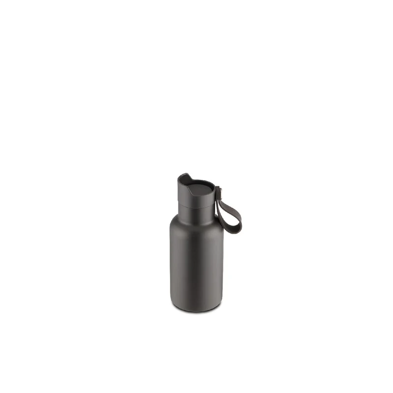 Weis Thermoflasche inkl. Deckel mit Trinkfunktion 0,35 L grau