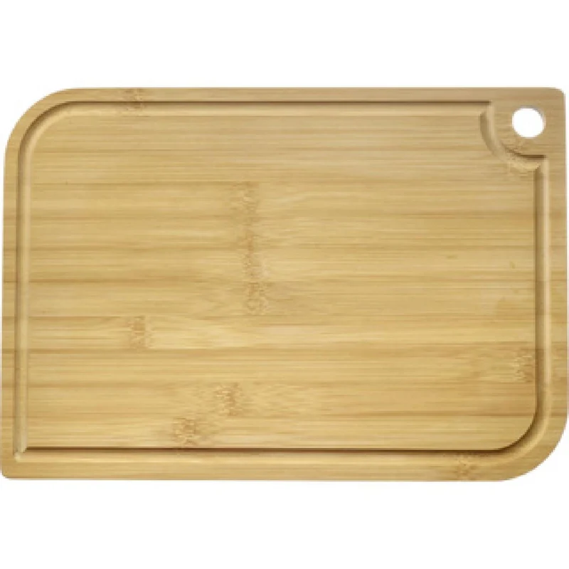 Westmark Schneidebrett Bambus – hochwertige Schneideunterlage mit Saftrille, Küchenbrett aus Holz zum einfachen Schneiden von Lebensmitteln – Bambus, 28 x 18 cm