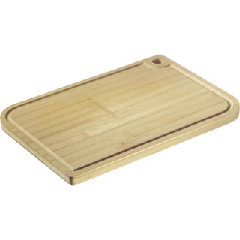 Westmark Schneidebrett Bambus – hochwertige Schneideunterlage mit Saftrille, Küchenbrett aus Holz zum einfachen Schneiden von Lebensmitteln – Bambus, 33 x 23 cm