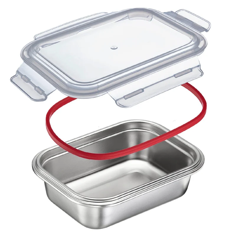 Westmark Edelstahl Lunch Box/ Frischhaltedose, 1300 ml