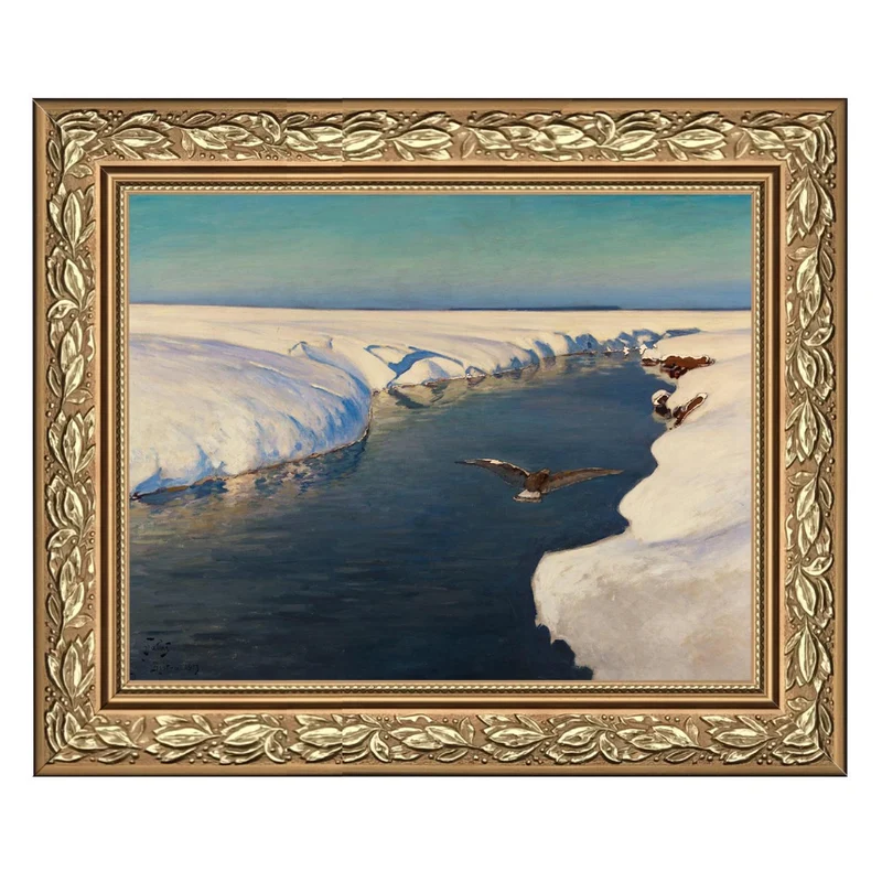Goebel Winterlandschaft Wandbild