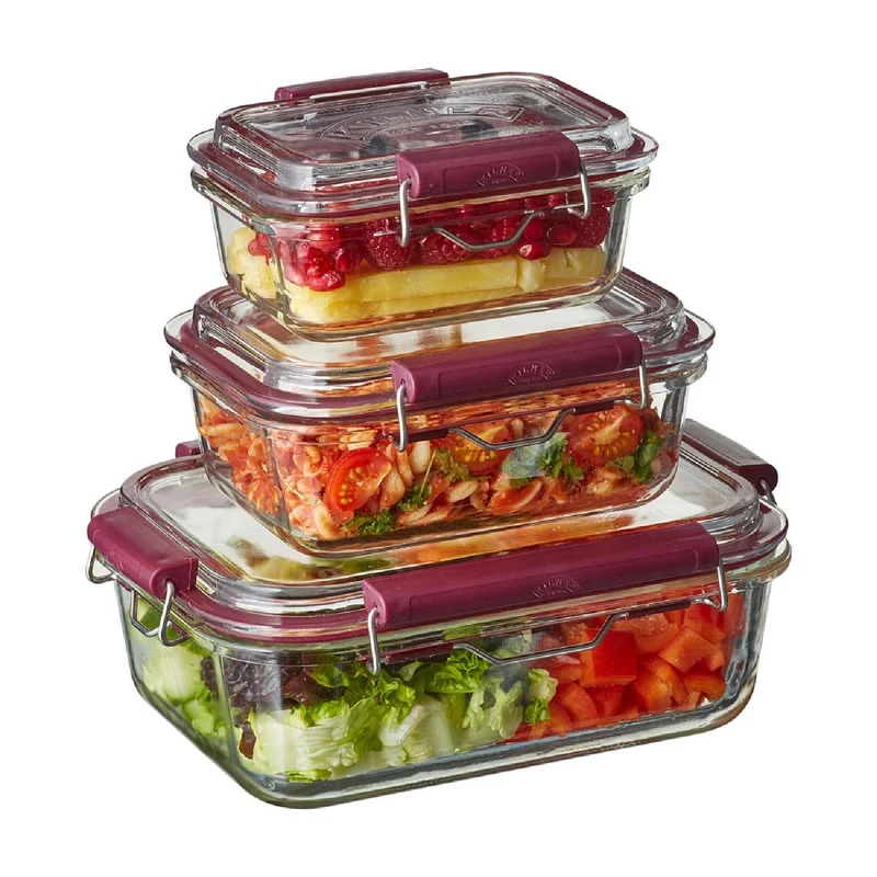 KILNER Frischhaltedosen mit Bügelverschluss, 1400 ml