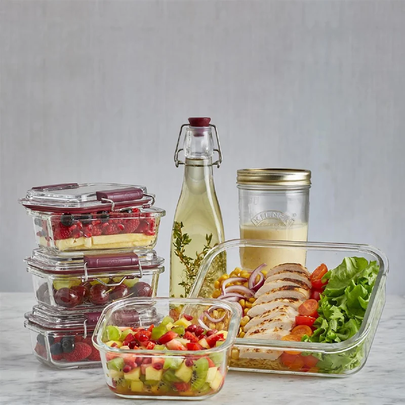 KILNER Frischhaltedosen mit Bügelverschluss, 1400 ml