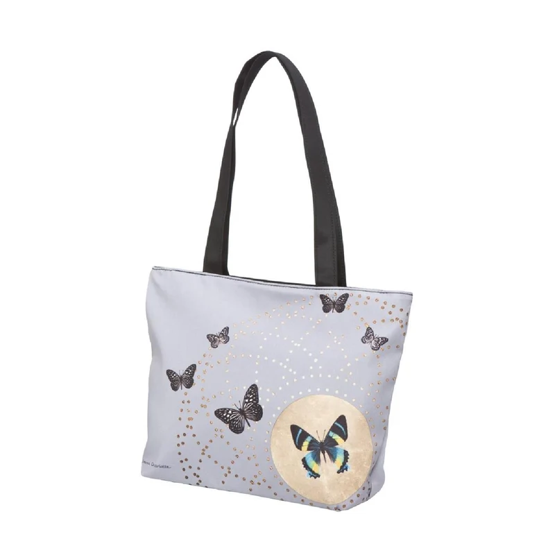 Goebel Joanna Charlotte - Grey Butterflies Shopper