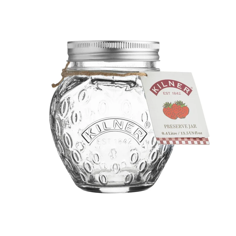 KILNER Marmeladenglas, Erdbeere, 400 ml