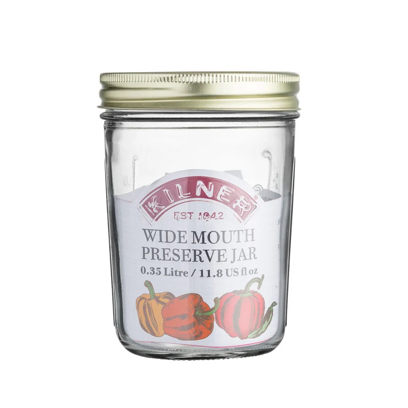 KILNER Weithals-Einmachglas, 350 ml