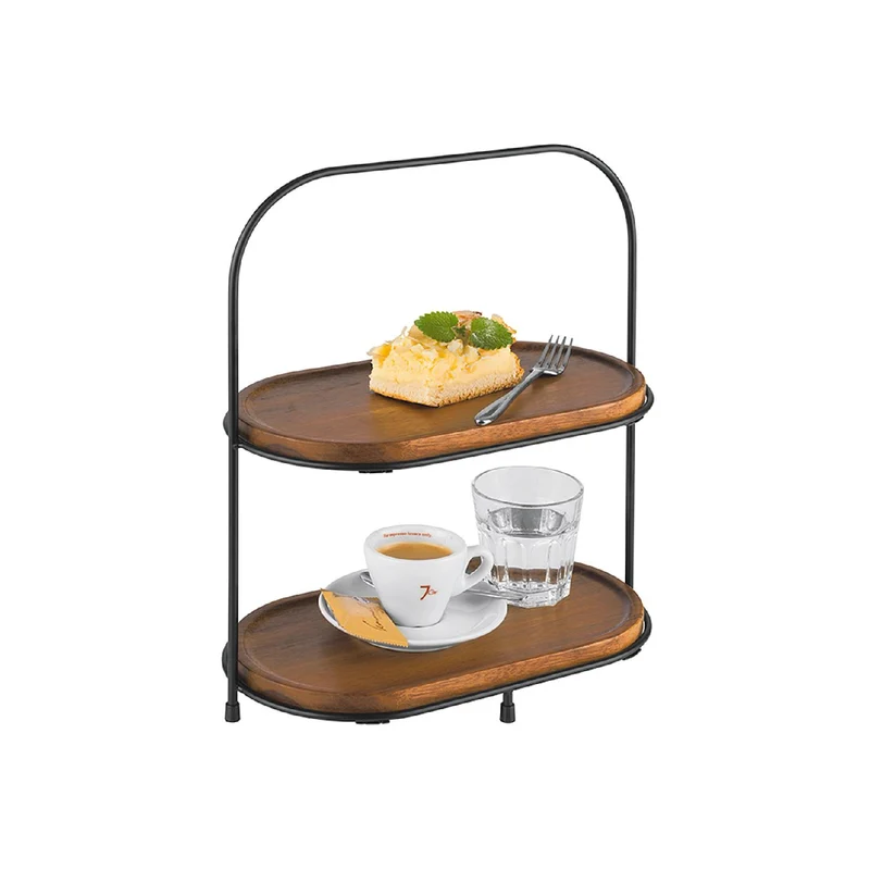 APS APS Etagere schwarz 31x17cm