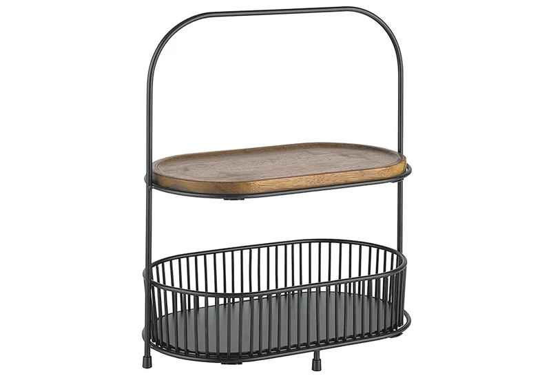 APS APS Etagere schwarz 31x17cm