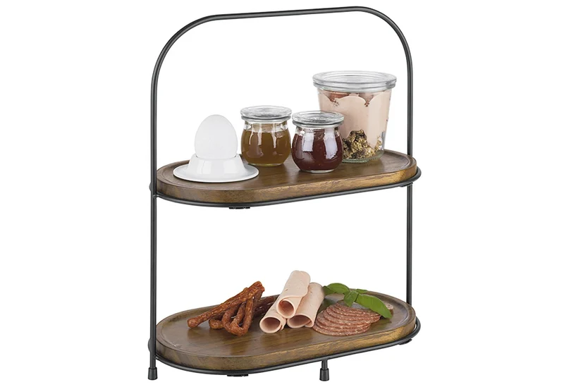 APS APS Etagere schwarz 31x17cm