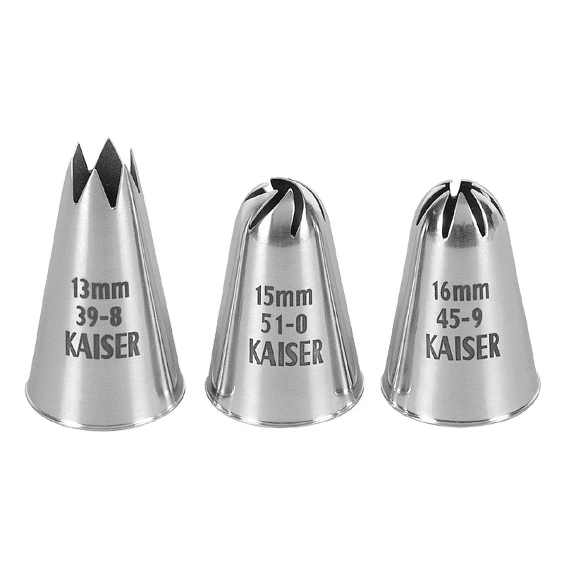 Kaiser Profi-Tüllensortiment 3-teilig Pâtisserie