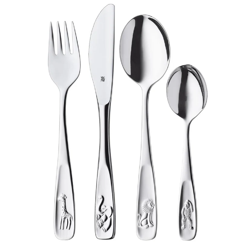 WMF Kinderbesteck-Set 4-teilig Tiere