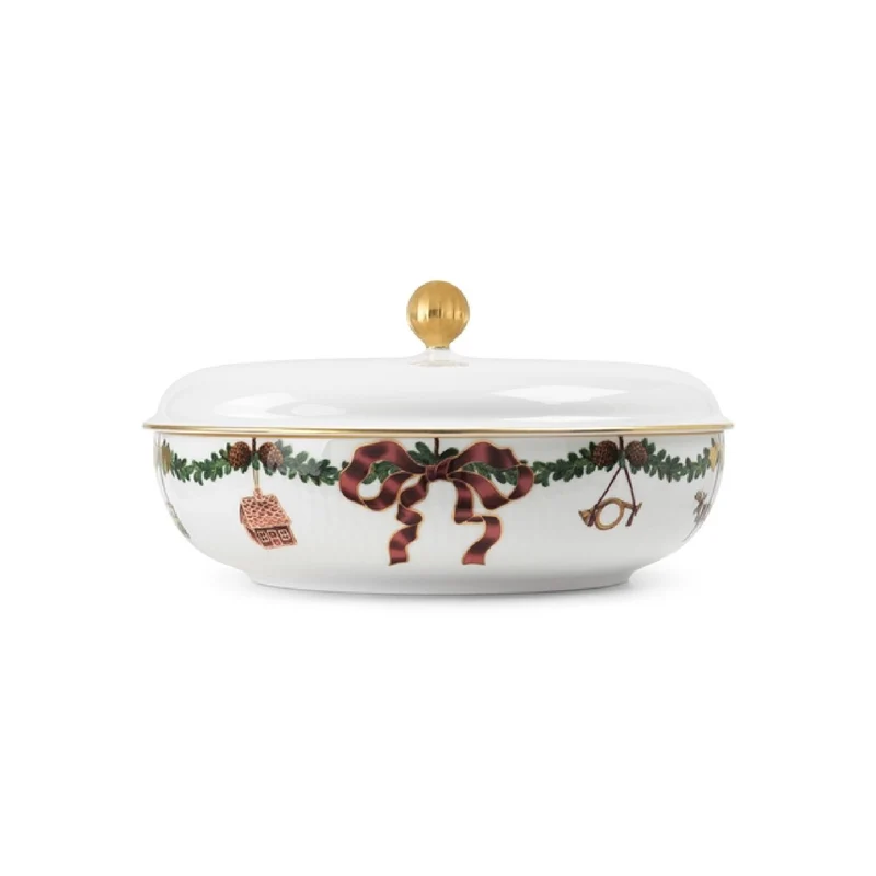 Royal Copenhagen Servierschüssel mit Deckel 21cm