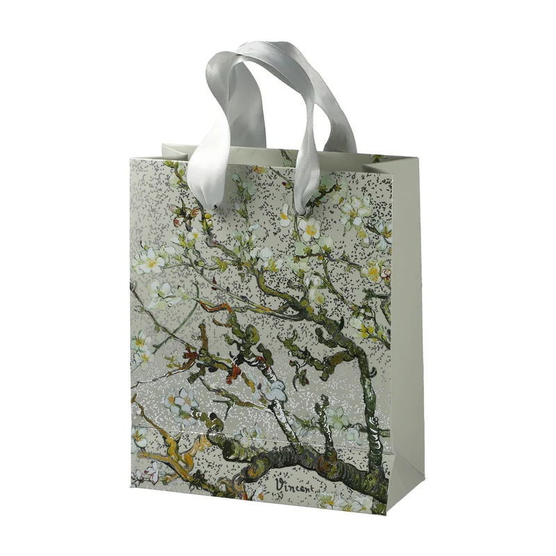 Goebel Vincent van Gogh - Mandelbaum silber Geschenktüte