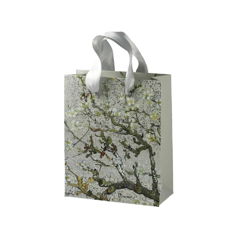 Goebel Vincent van Gogh - "Mandelbaum silber" Geschenktüte