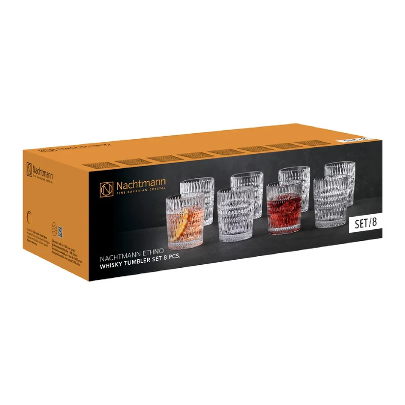 Nachtmann ETHNO Whiskybecher, 8er Set