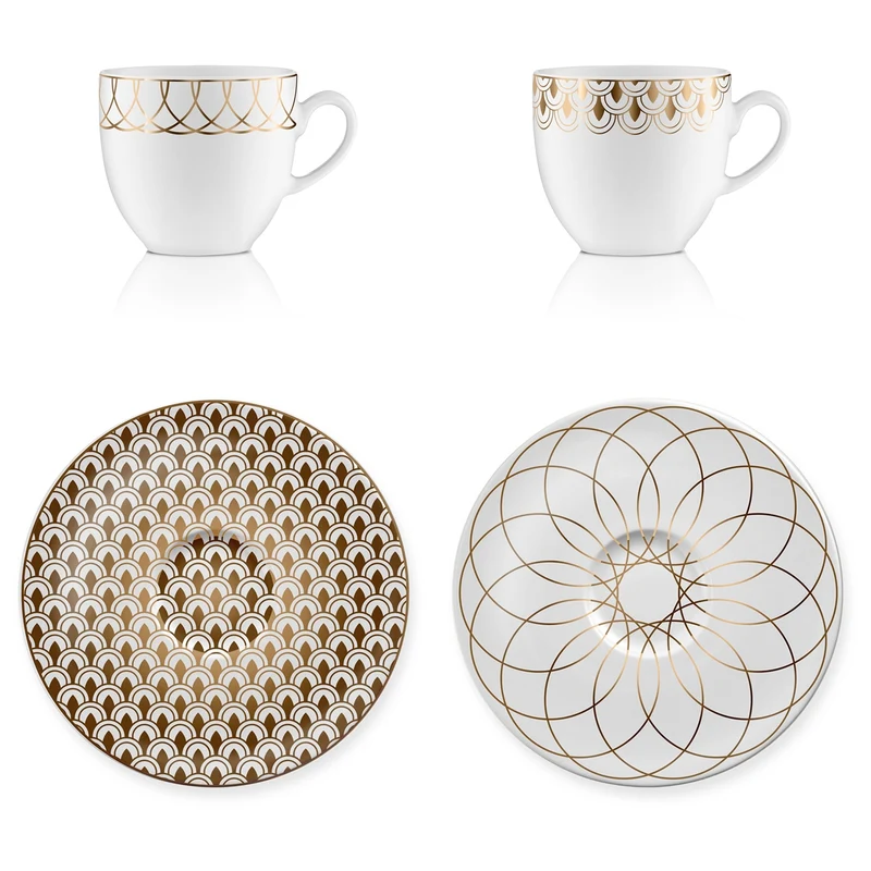 Goebel First.Gold Kaffeetassen Set