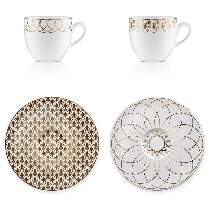Goebel First.Gold Espressotassen Set