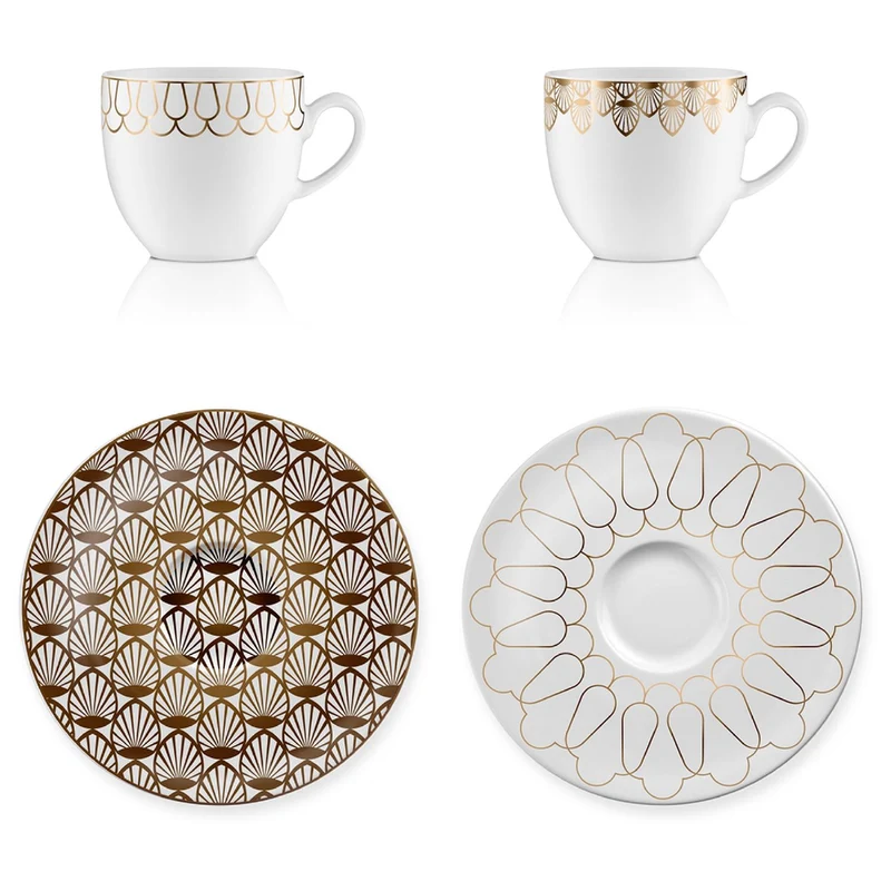 Goebel First.Gold Espressotassen Set