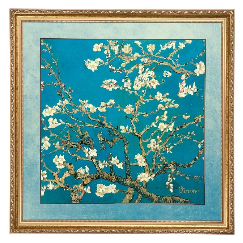 Goebel Vincent van Gogh - "Mandelbaum blau" Wandbild