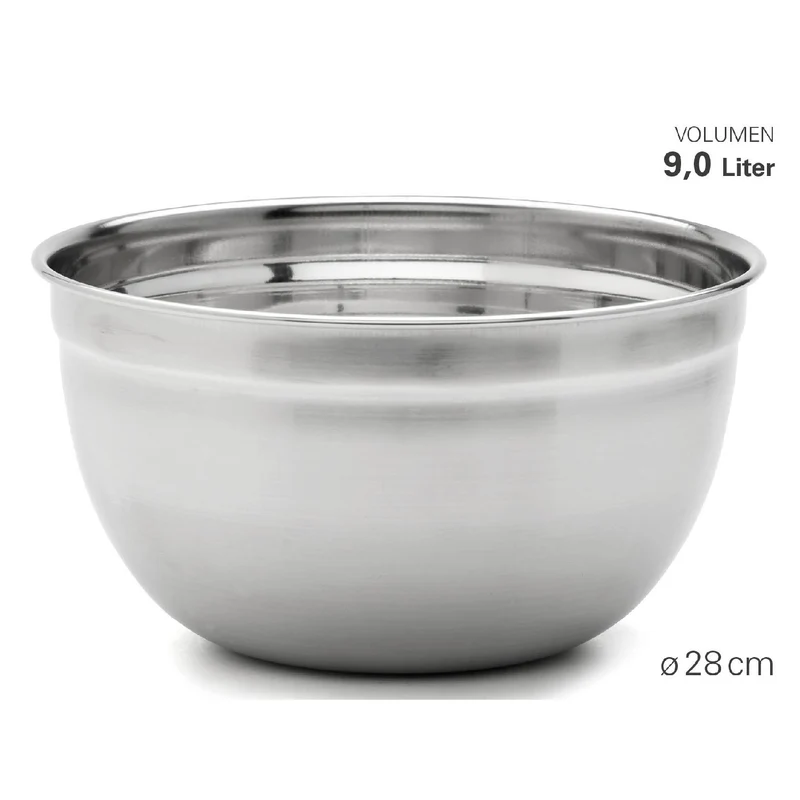 Weis Schüssel "High" aus Edelstahl Ø 28 cm