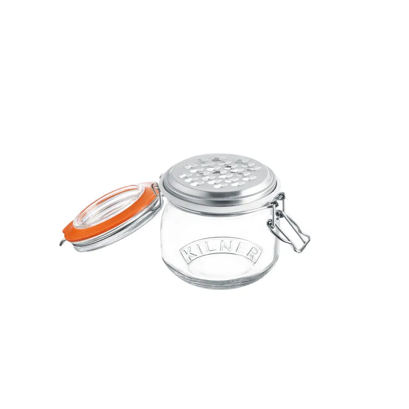KILNER Reibenset, Reibe und Bügelverschlussglas, 500 ml