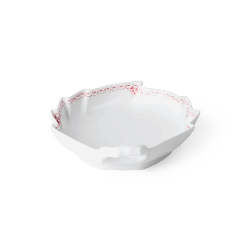 Royal Copenhagen Coral Lace Dish Leaf Shaped 23cm