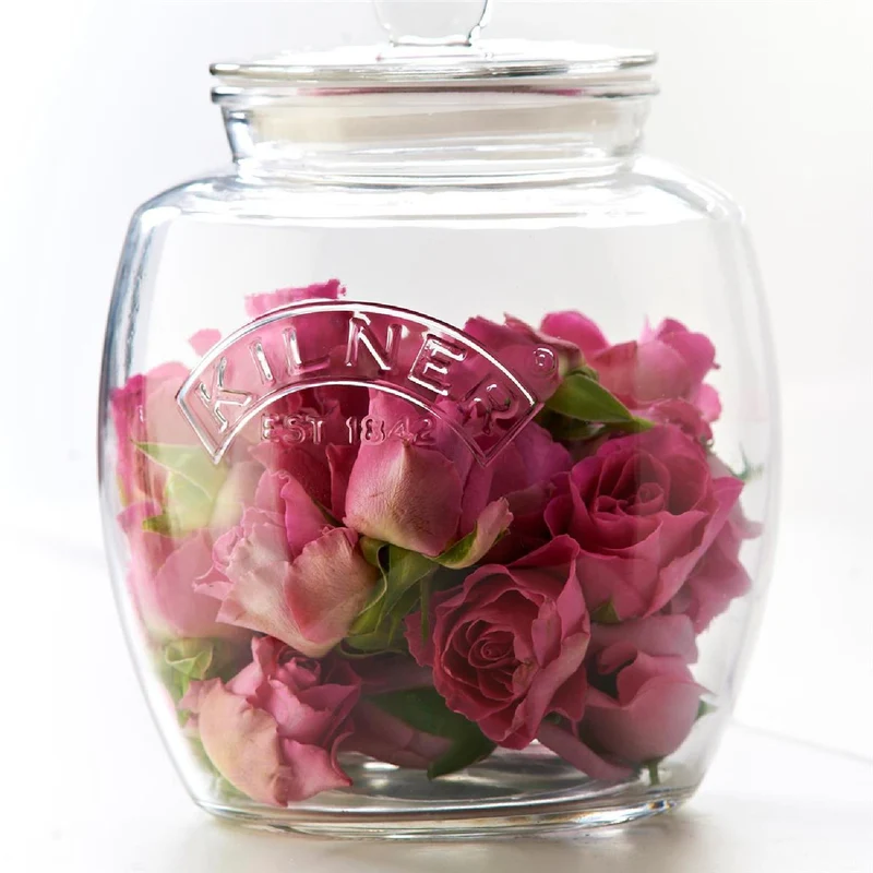 KILNER Universal-Vorratsglas mit luftdichtem Deckel, 2 Liter
