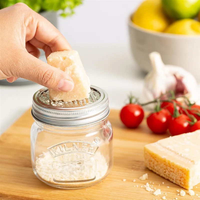 KILNER Feinreibe mit Vorratsglas, 250 ml