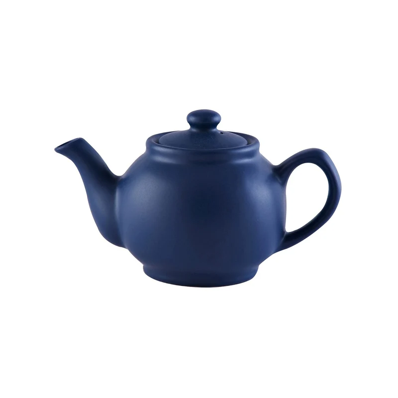 Price & Kensington Teekanne, matt blau, 2 Tassen
