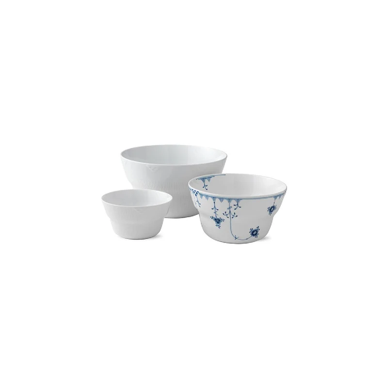 Royal Copenhagen Blue Elements Schale-mix-set 65 cl, 160 cl und 320 cl