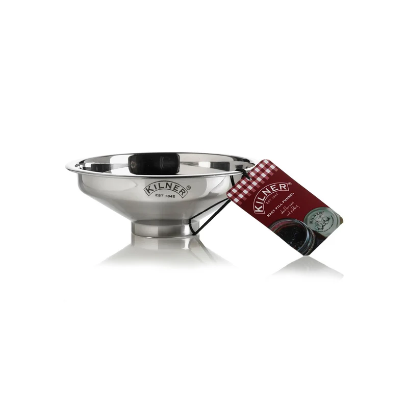 KILNER Edelstahl EASY FILL Trichter, Edelstahl