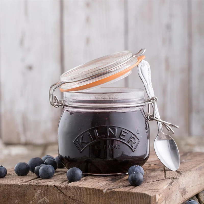 KILNER Rundes Bügelverschluss Glas, 500 ml