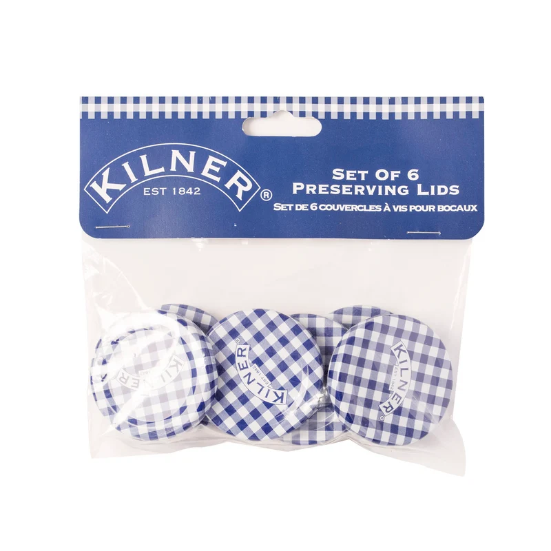 KILNER PACK A: 6 x 43 cm Drehverschluss Deckel