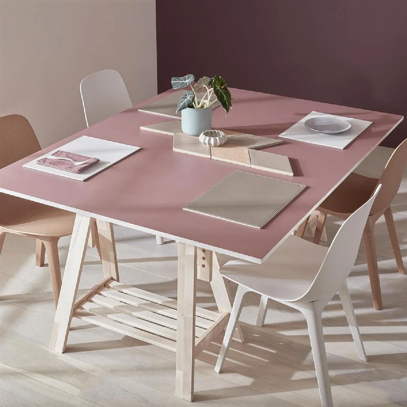FREEFORM DUO - Platzset rechteckig, Taupe/Weiß