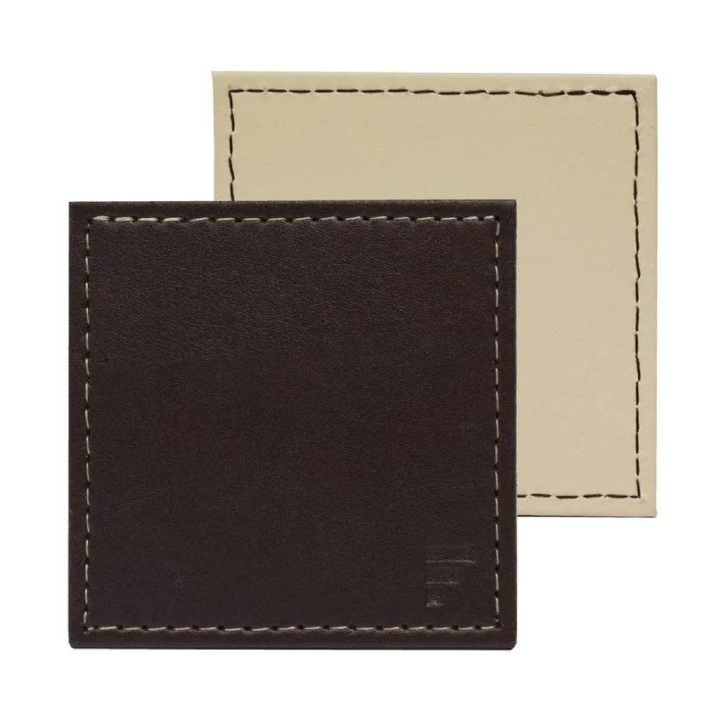 FREEFORM DUO - Untersetzer Schokobraun/Creme, 4er Set
