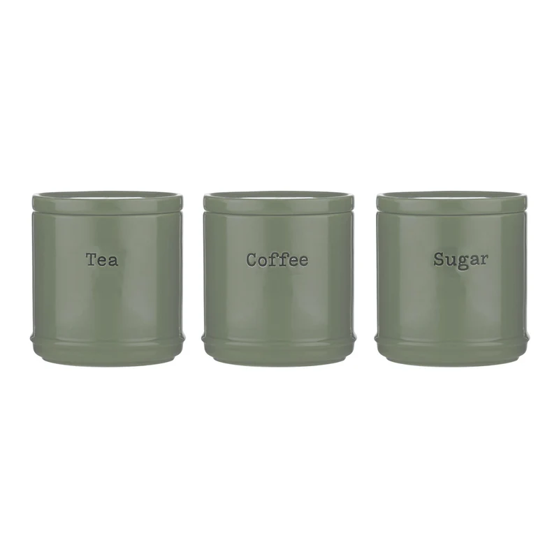 Price & Kensington ACCENTS Vorratsdosen, 3er Set, salbeigrün, 750 ml