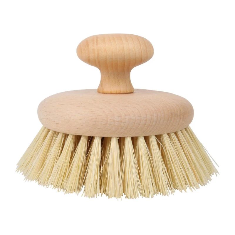 Redecker Massagebürste mit Knauf, Fibre