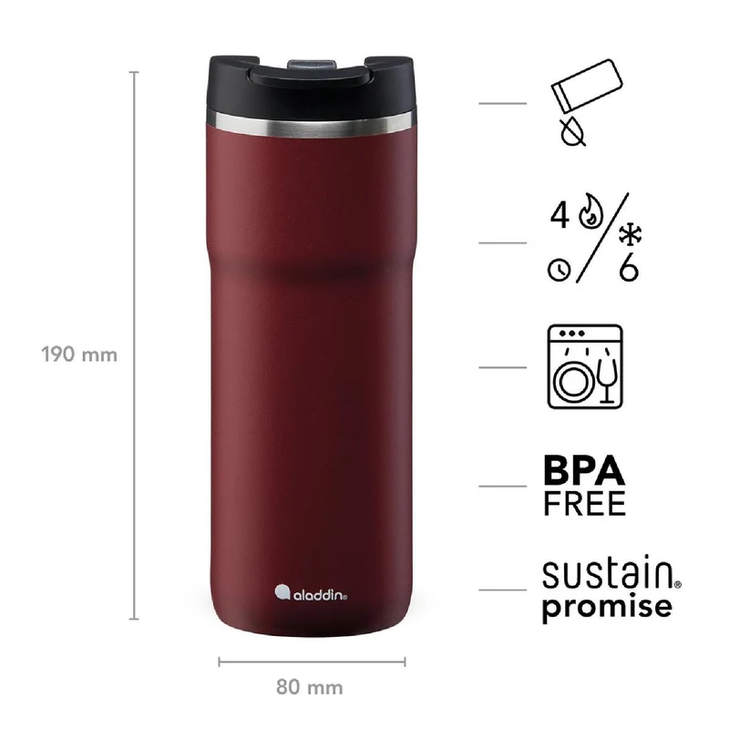 ALADDIN Barista Java, 0.47L, Burgund
