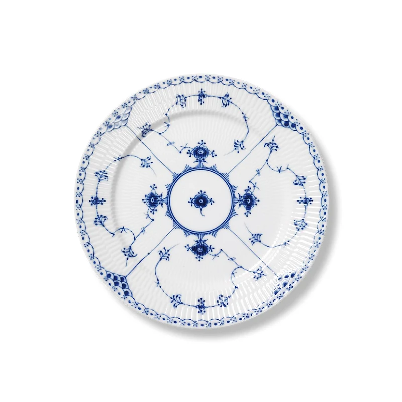 Royal Copenhagen Musselmalet Halbspitze Frühstücksteller - 19 cm
