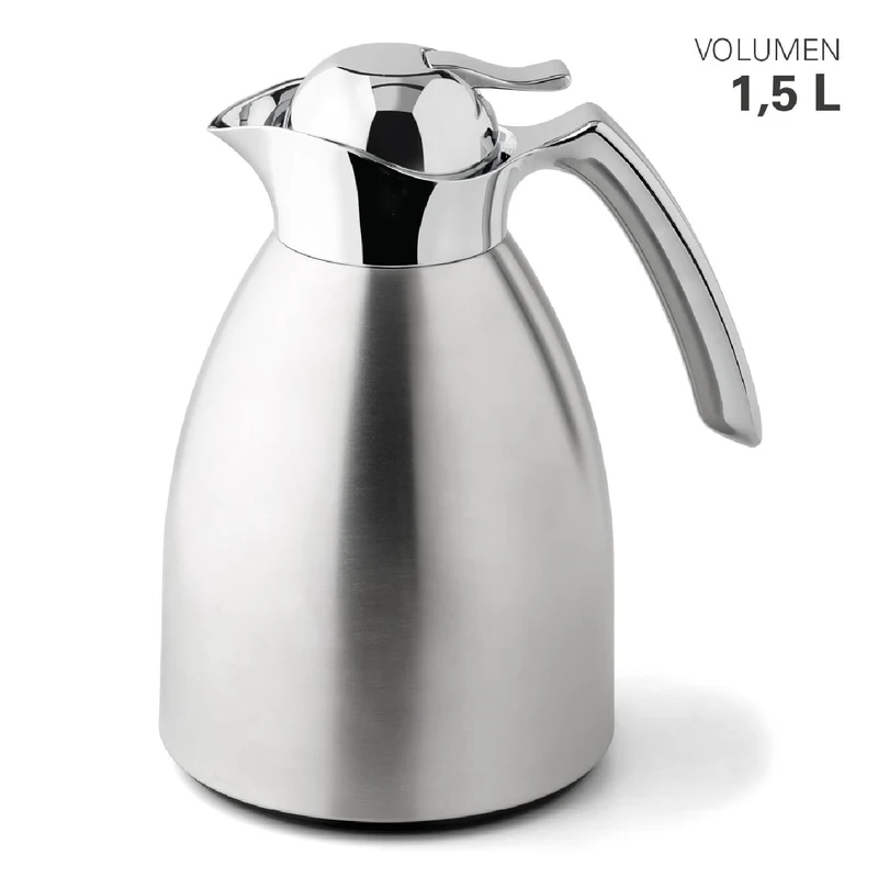 Weis Isolierkanne Edelstahl / Glas 1,5 L