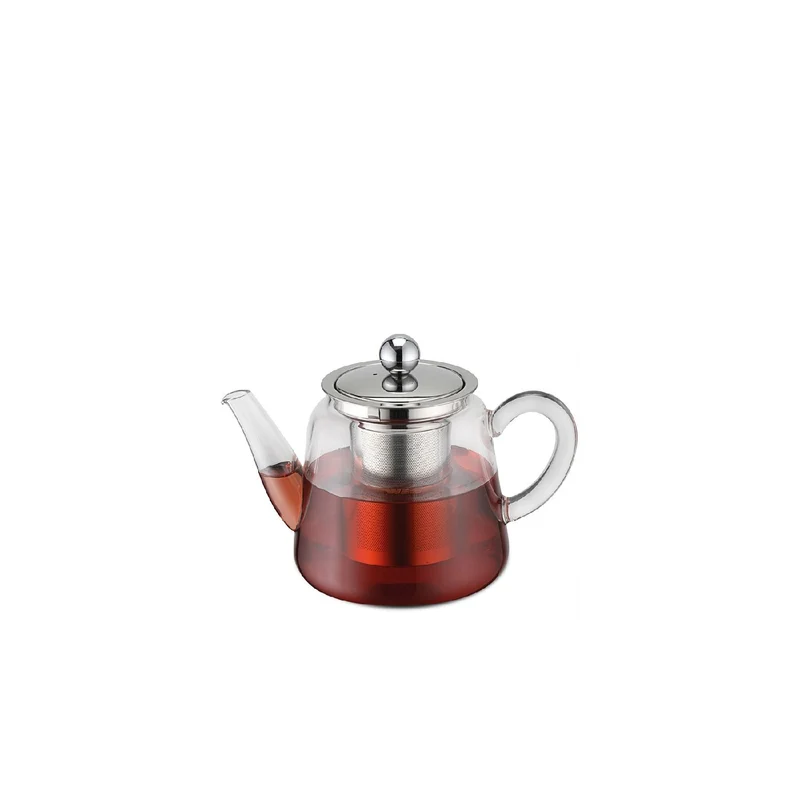 Weis Teekanne aus Borosilikatglas mit Teefilter 450 ml