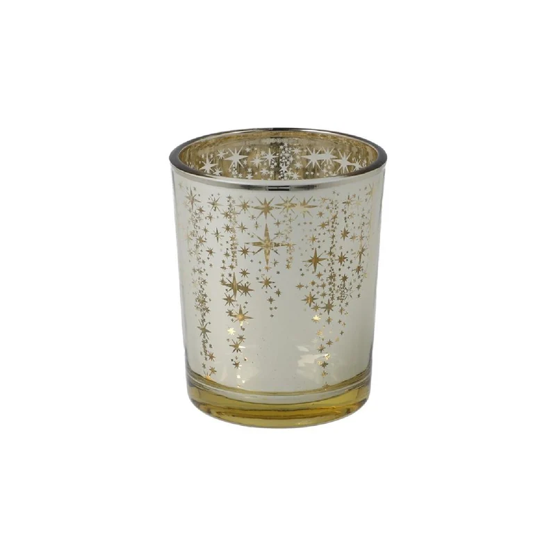 Golden Stars - Teelicht