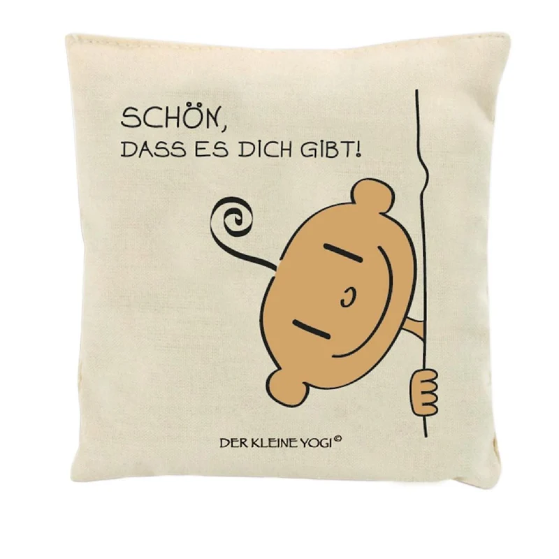 Goebel Bio Duft-, Zirben- und Lavendelkissen Der kleine Yogi - "Schön dass es dich gibt" - Bio-Lavendelkissen