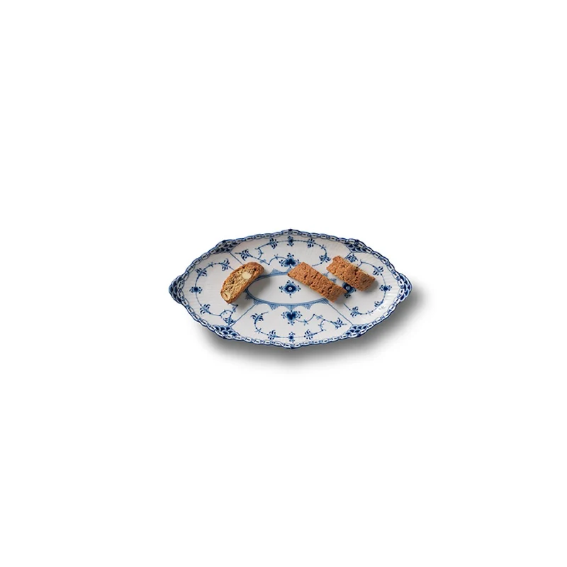 Royal Copenhagen Musselmalet Halbspitze Platte -24,5 cm