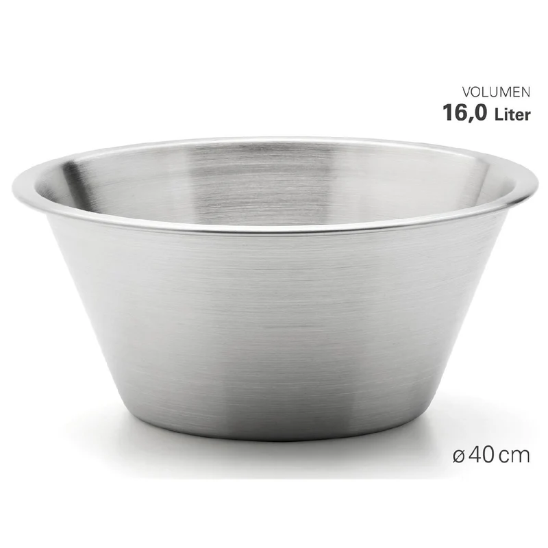 Weis Schüssel "Gastro +" aus Edelstahl Ø 40 cm