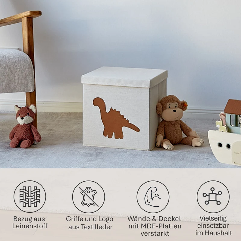 LOVE IT STORE IT Spielzeugkiste mit Deckel – PREMIUM KIDS